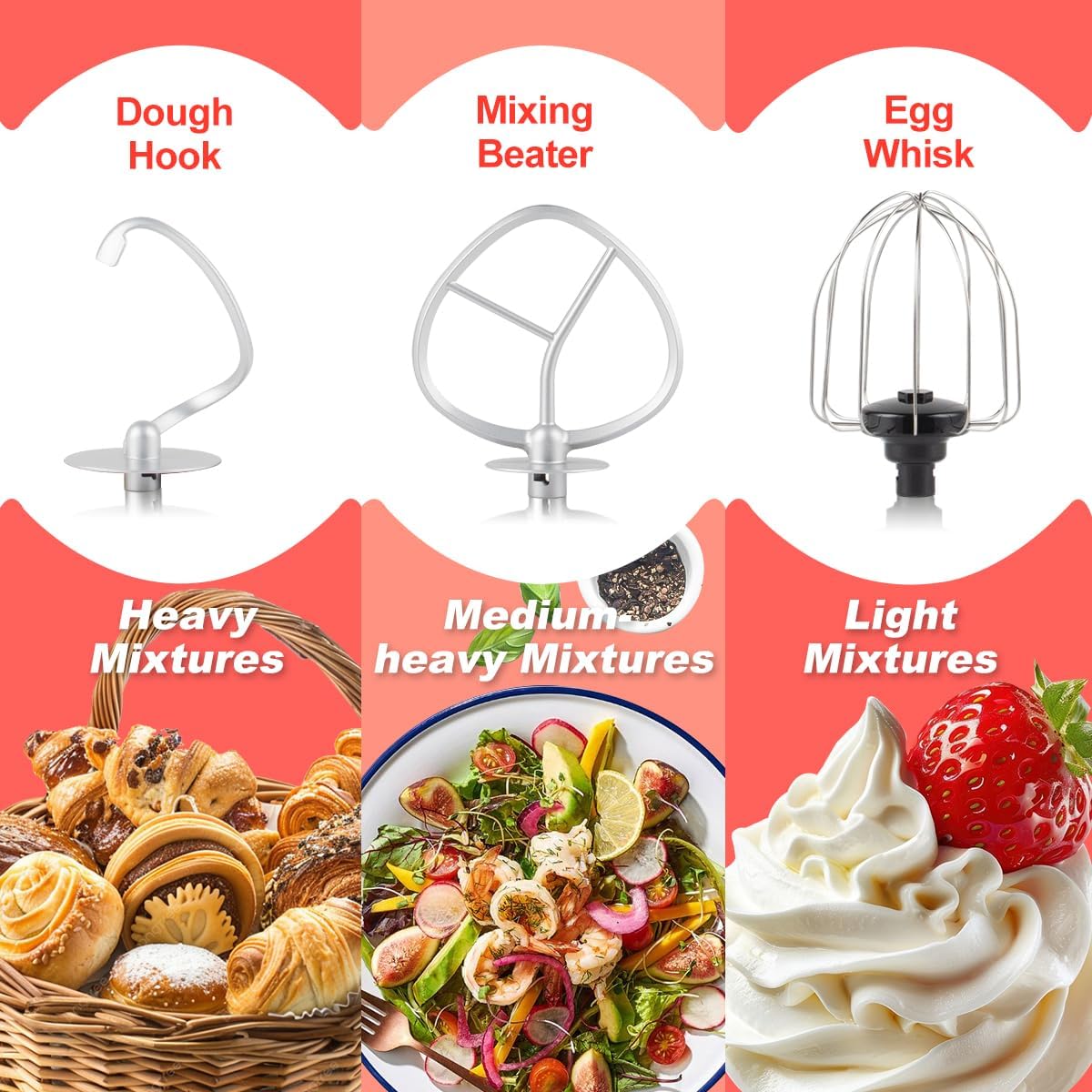 Stand Mixer with Digital Switch Control, 5-Quart