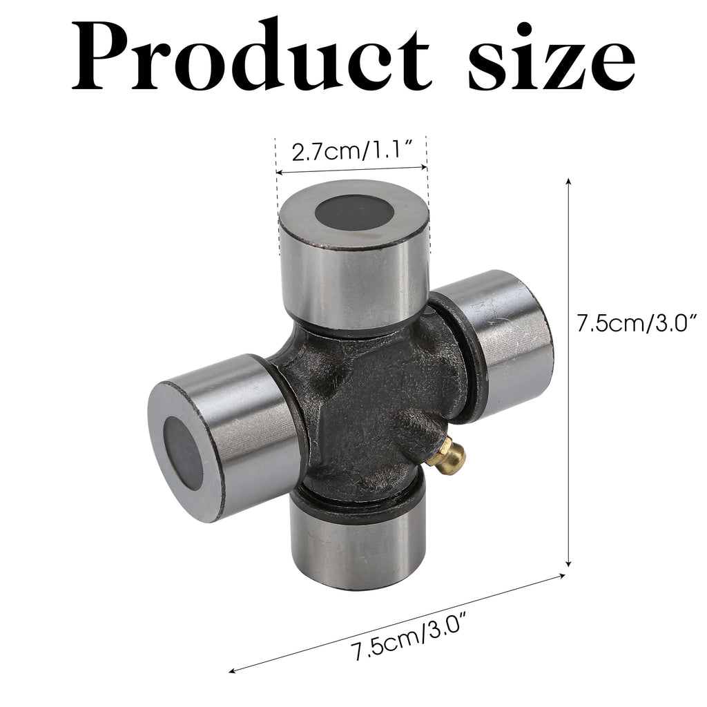 Cross Joint and Bearing Kit Replacement Part Fit for Komatsu PC60/PC78, for Caterpillar 307/308, for Hitachi ZX60/ZX70, for Kobelco SK60/SK75, for Hyundai R60/R80, for SANY SY60/SY75 (27×75mm)