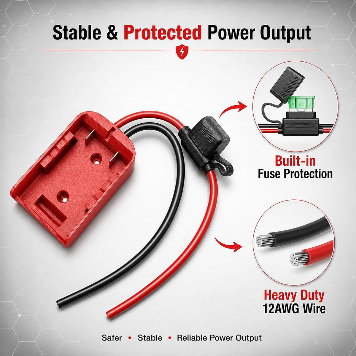 2 Pack Battery Adapter for Craftsman V20 Battery for Ride-On Cars
