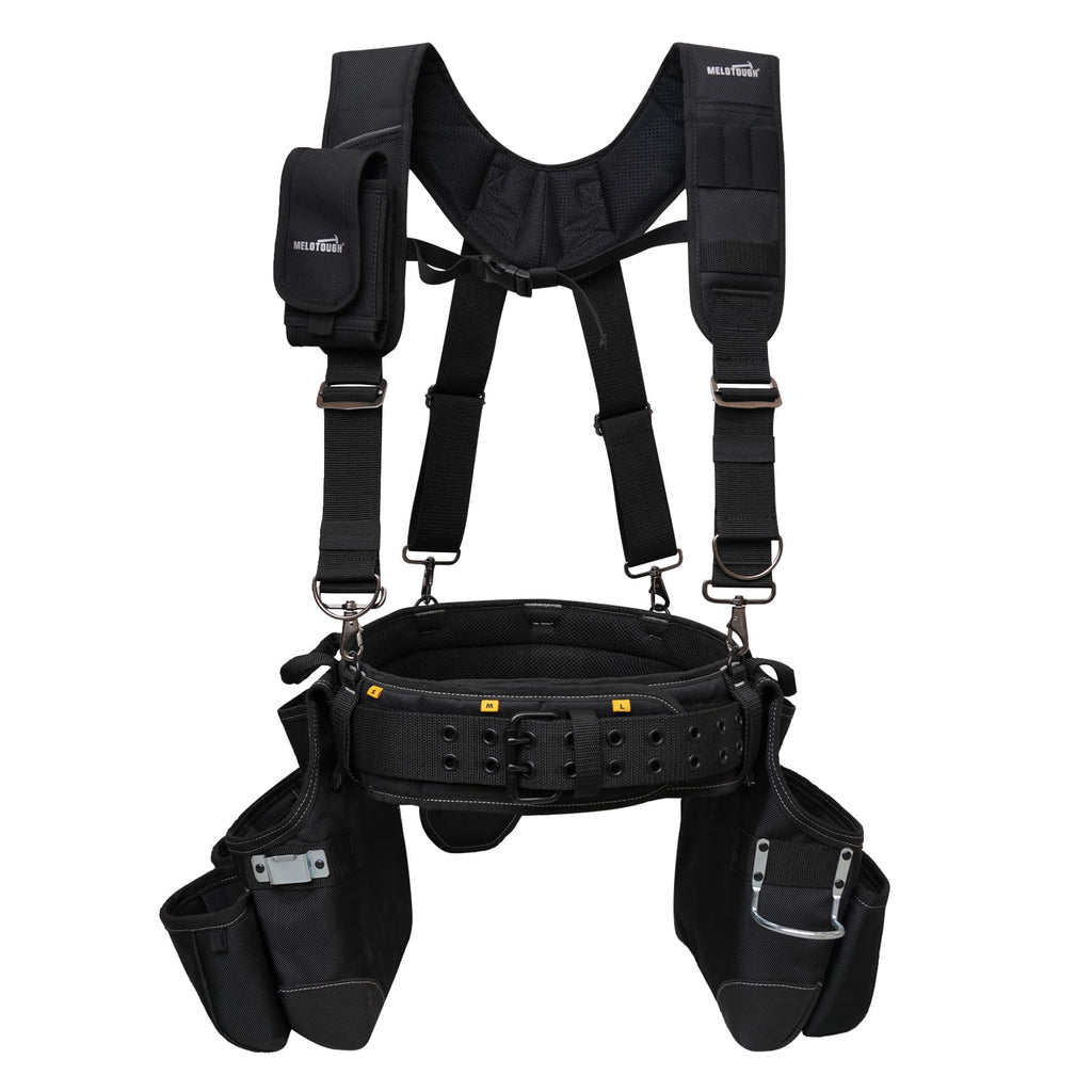 Tool Belt with Suspenders Tool Bag Supenders Framers Comb Apron Tool Belt Construction Tool Pouch Builder Heavy Duty