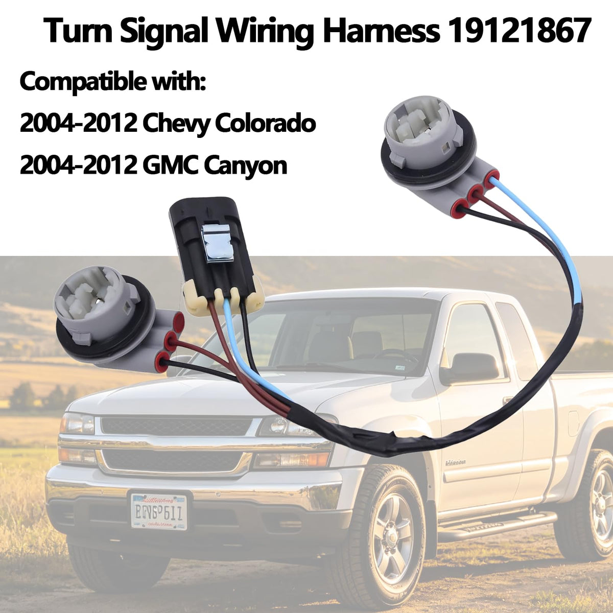 Turn Signal Wiring Harness Fit for GMC Canyon Chevrolet Colorado 2004-2012
