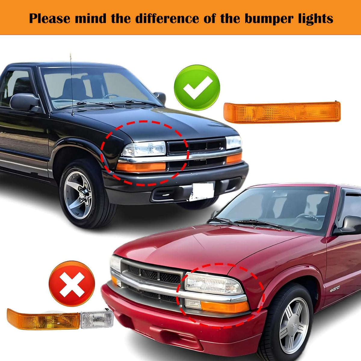 Headlights Assembly for 1998-2004 Chevy S10,1998-2005 Chevy Blazer