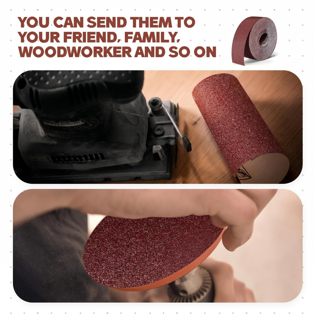 Heigble 100 Grit Sandpaper Roll for Drum Sander, 3"x100 ft Emery Sand Paper
