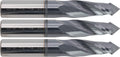 CME Carbide Drill Mills, 3/8" Mill Dia, 2 Fl, 1" LOC, 3 pcs