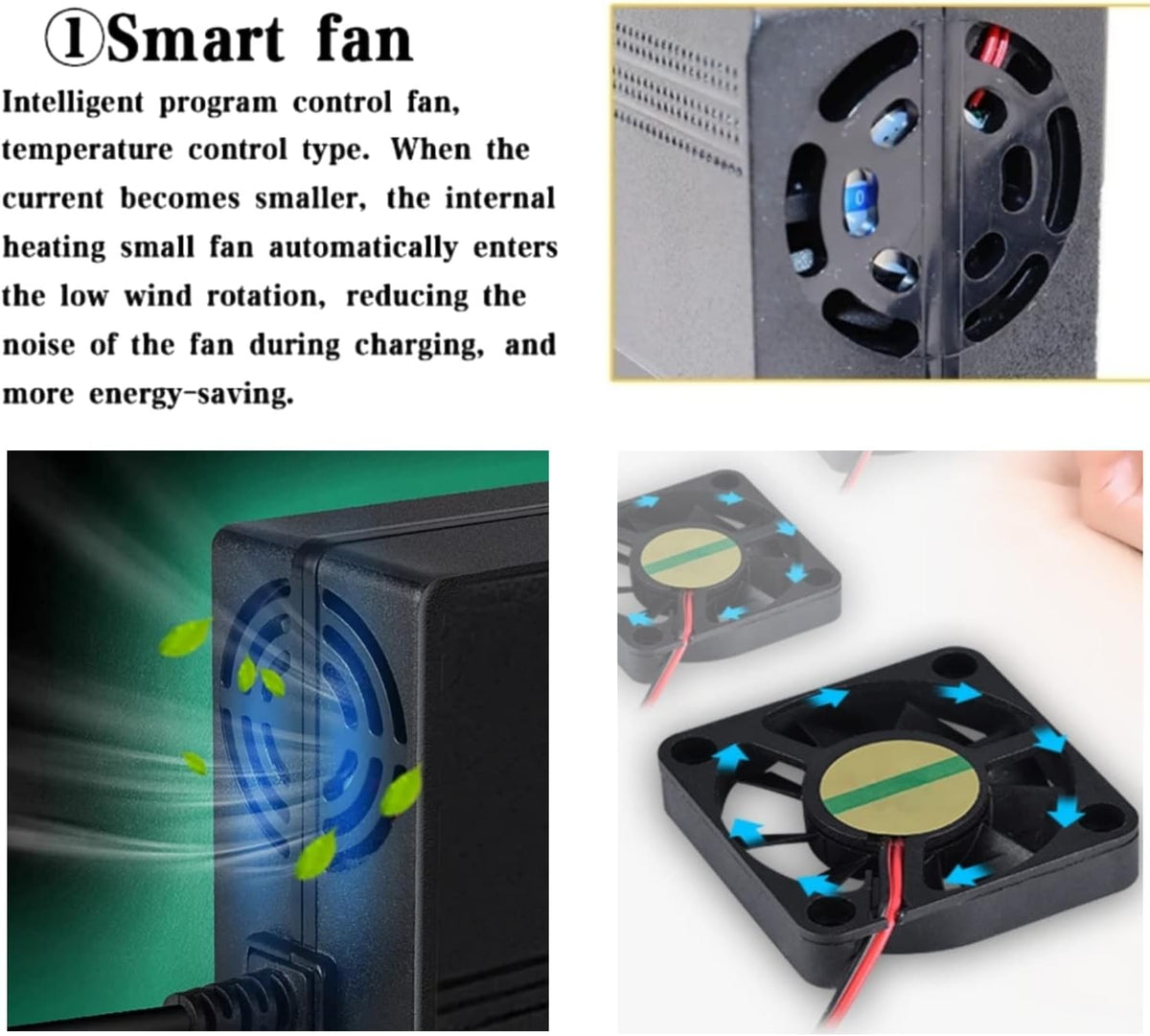24V 5A Fast Battery Charger, 3-Pin for 24V Pride Mobility, Jazzy Power Chair, Golden Technologies, Lakematic, for Drive Medical, Rascal, Shoprider, Heartway, Quantum Wheelchair Lead Acid Power Charger