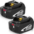 2-Pack 8000mAh High Capacity Replacement for Makita 18V Battery Bl1860B