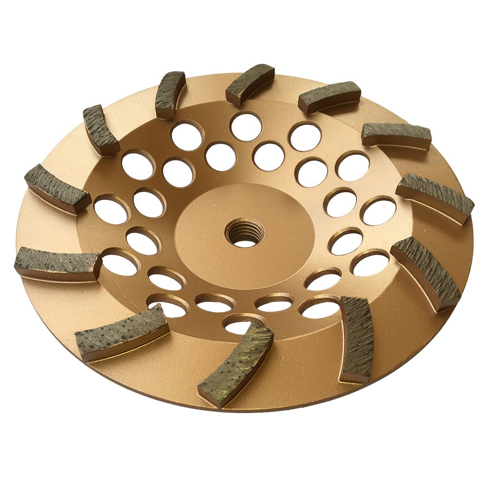 7" Diamond Grinding Wheel for Concrete Masonry 12 Segments 5/8"-11
