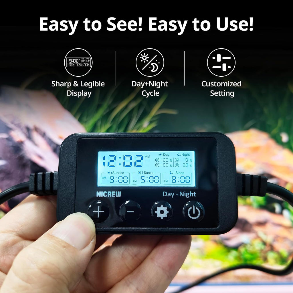 Clip-on Marine Aquarium Light for Coral Reef Tank