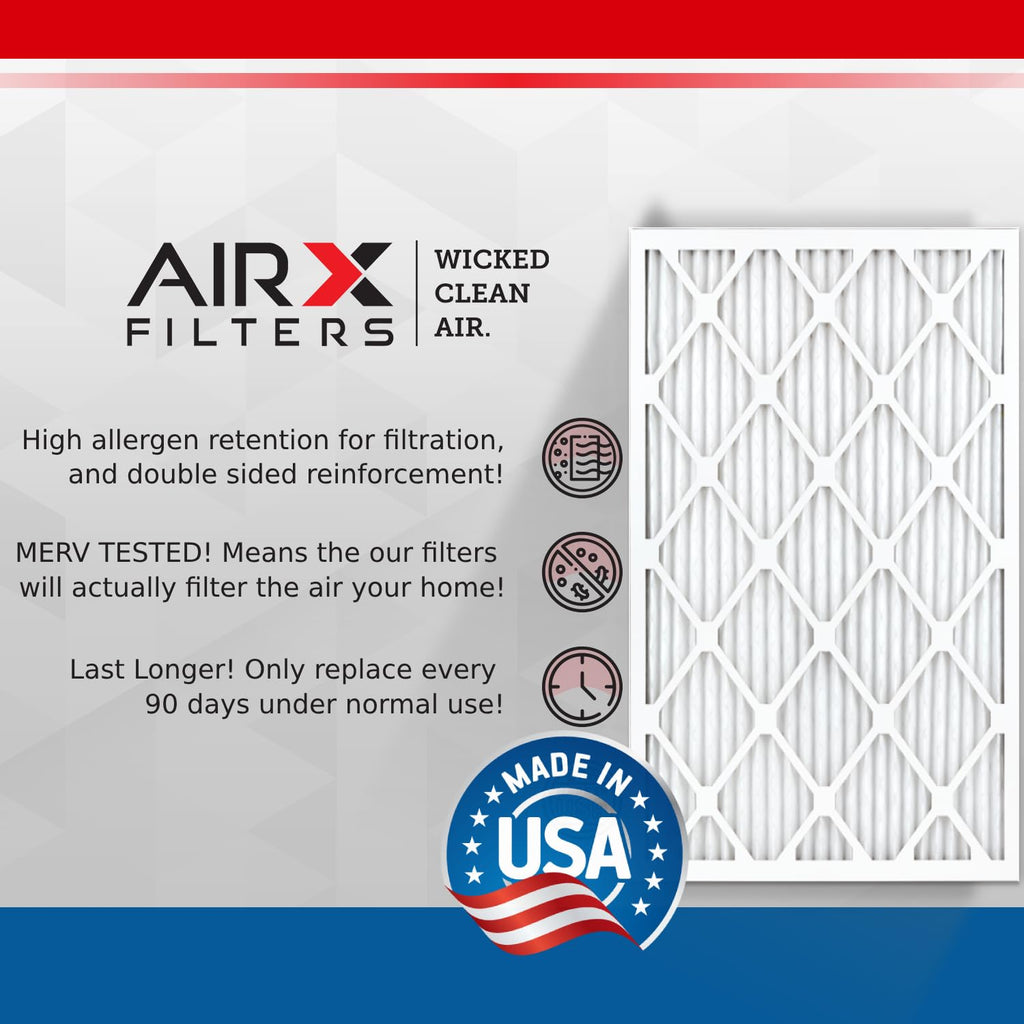 10x20x1 Furnace AC Filter MERV 11 Allergy 6-Pack