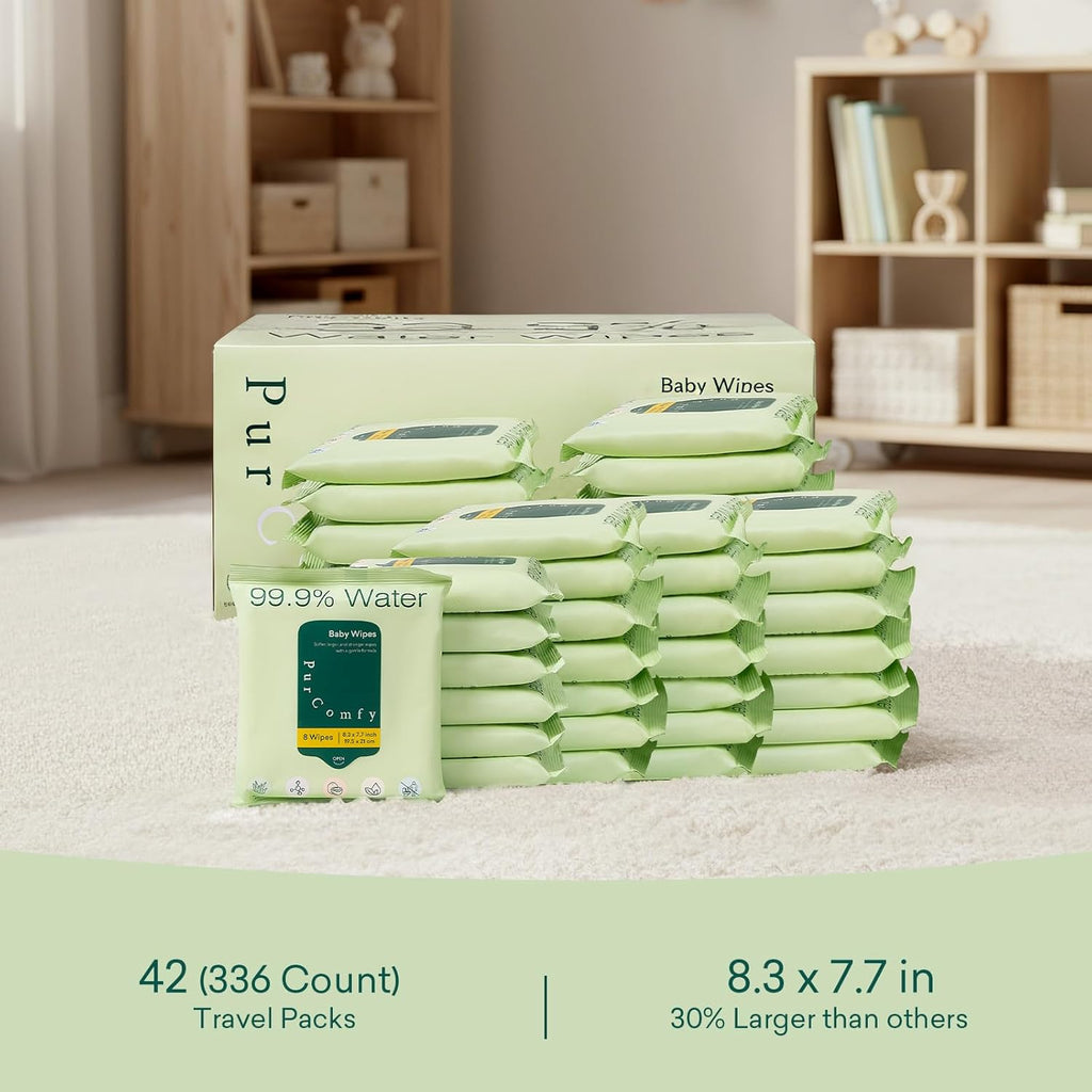 Travel Baby Wipes, 42 Travel Pack