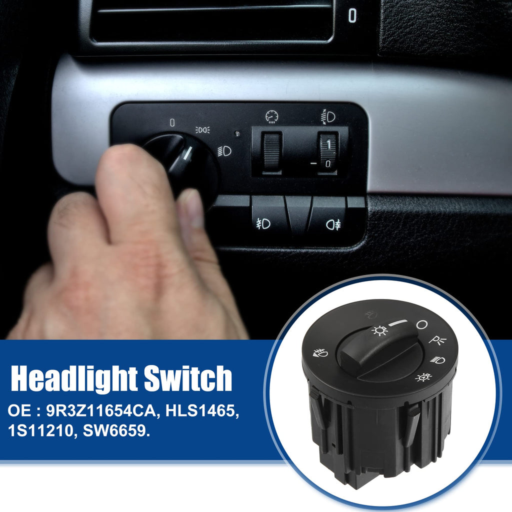 ACROPIX 9R3Z11654CA Car Headlight Switch for Ford Fusion Black