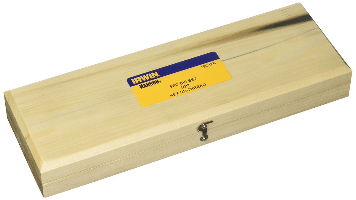 Irwin Industrial Tools 1922 Hex Rethreading Die Set, 6-Piece