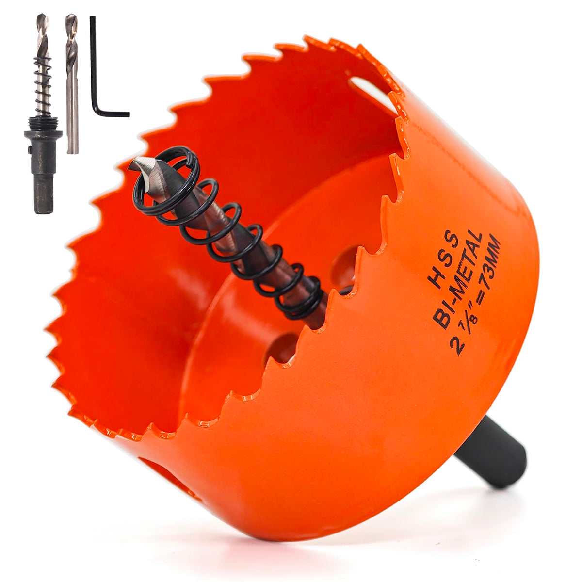2-7/8 inch Hole Saw Drill Bit for Easily Drilling Wood, Plastic, Thin Metal