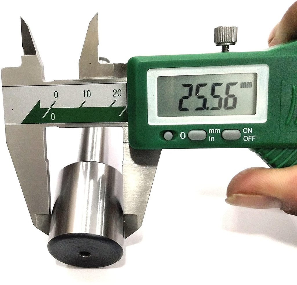 Buyohlic Soft Machinable Blank End Arbor Drawbar-Mill, Lathe, Drill (MT1 (M6 Drawbar) 25 x 28 mm Stub)