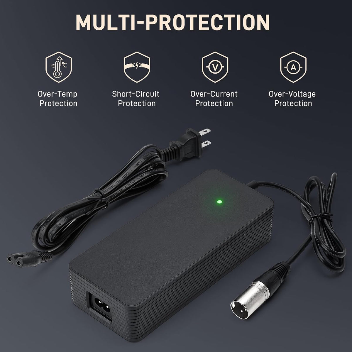 Battery Charger for Vive 3 Wheel 4 Wheel Mobility Scooter