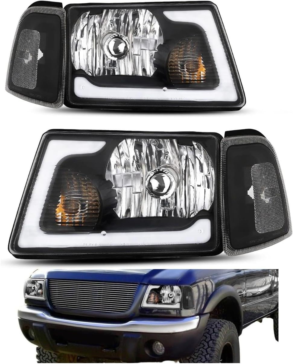 Led DRL Headlight compatible with 2001-2011 Ford Ranger