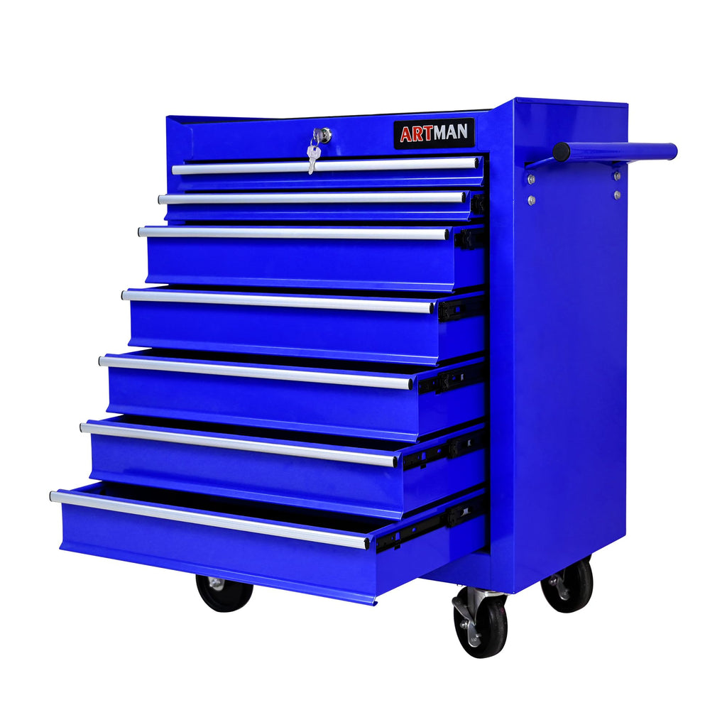 7 Drawers Rolling Tool Chest on Wheels, Multifunctional Tool Cart Tool Storage, Drawers Rolling Tool Trolley