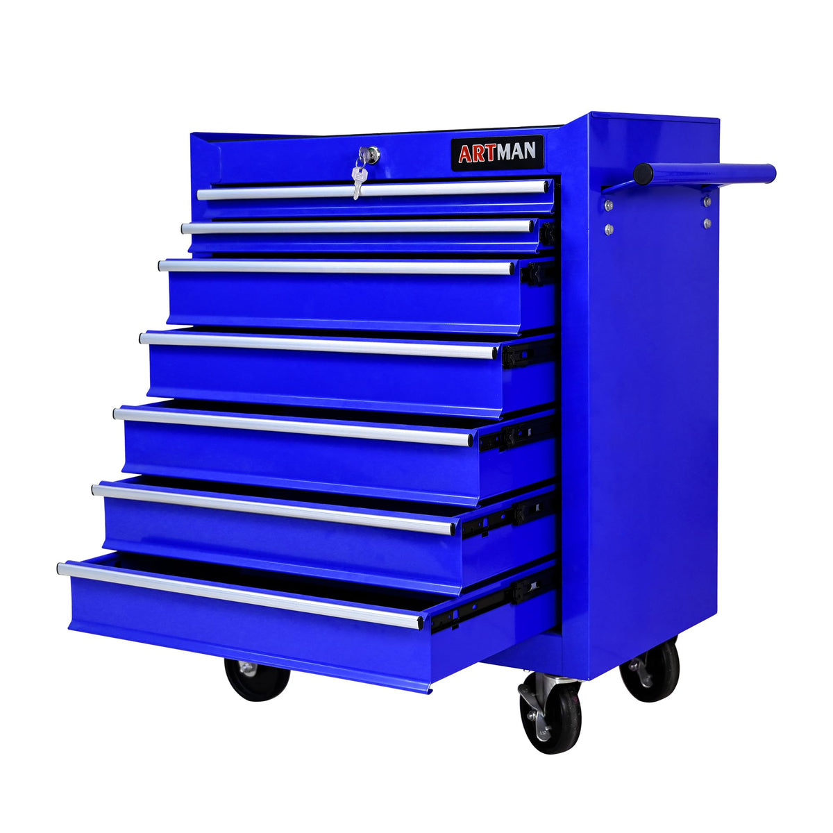 7 Drawers Rolling Tool Chest on Wheels, Multifunctional Tool Cart Tool Storage, Drawers Rolling Tool Trolley
