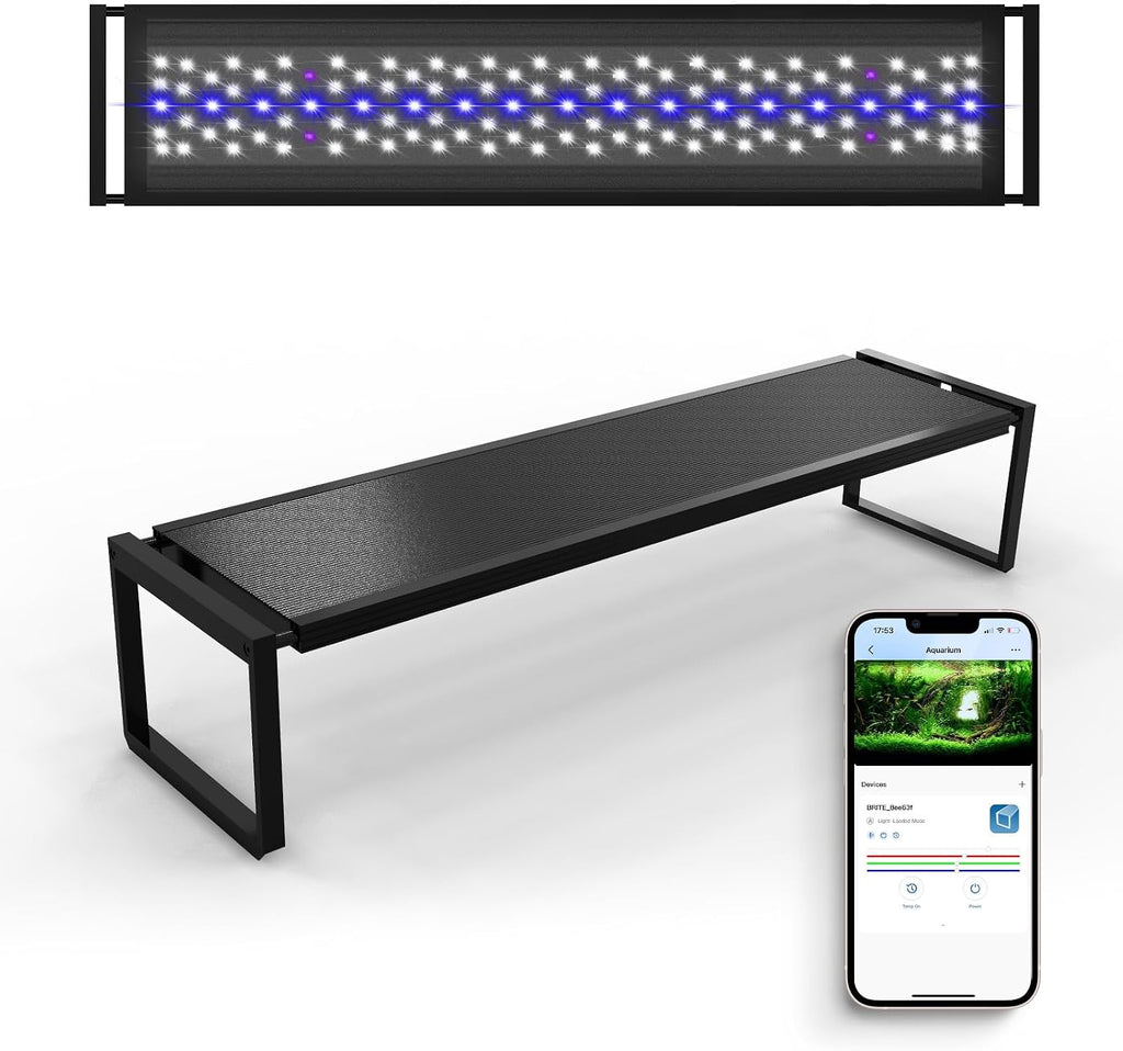 Aquarium Light 24W LED Plant Light for 18-24" Tanks, APP Control