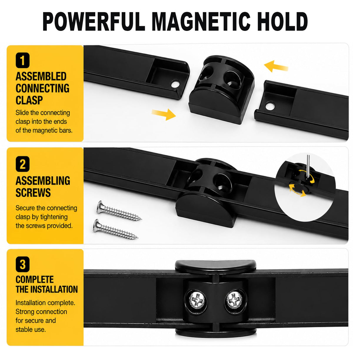 Heavy Duty Magnetic Tool Holder, 5 Pack 16" Wall Mount Organizer