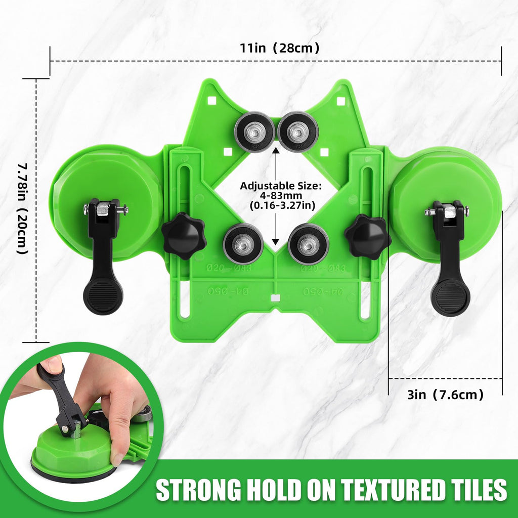 WORKEASE Diamond Hole Saw Kit, 10 PCS, 6-50 mm
