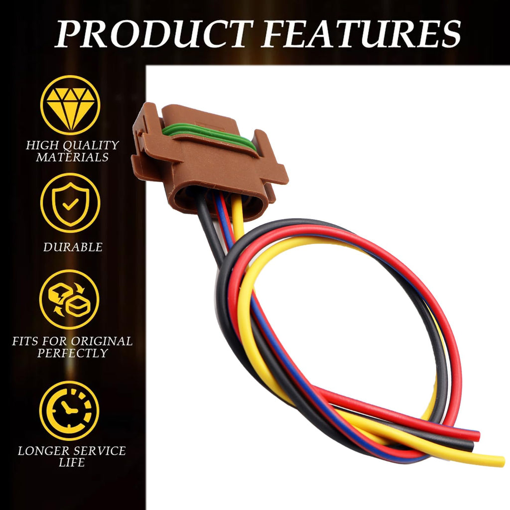 LIZAPUS 2PCS Turn Signal Lights Connector Compatible with Dodge Ram 2500
