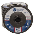 Benchmark Abrasives 4.5" x 7/8" Zirconia Type 29 Flap Discs, 120 Grit