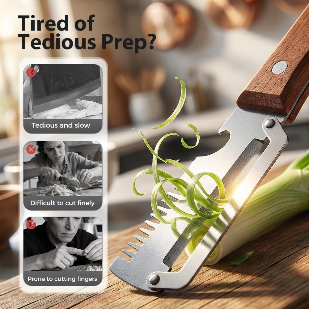 Premium Vegetable Peeler with Wooden Handle and Bottle Opener, 2026 Upgrade Multifunctional Vegetable Peeler for