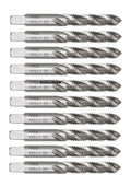 Accusize HSS Spiral Flute Tap Set, M8 x 1.25, 10 Pcs