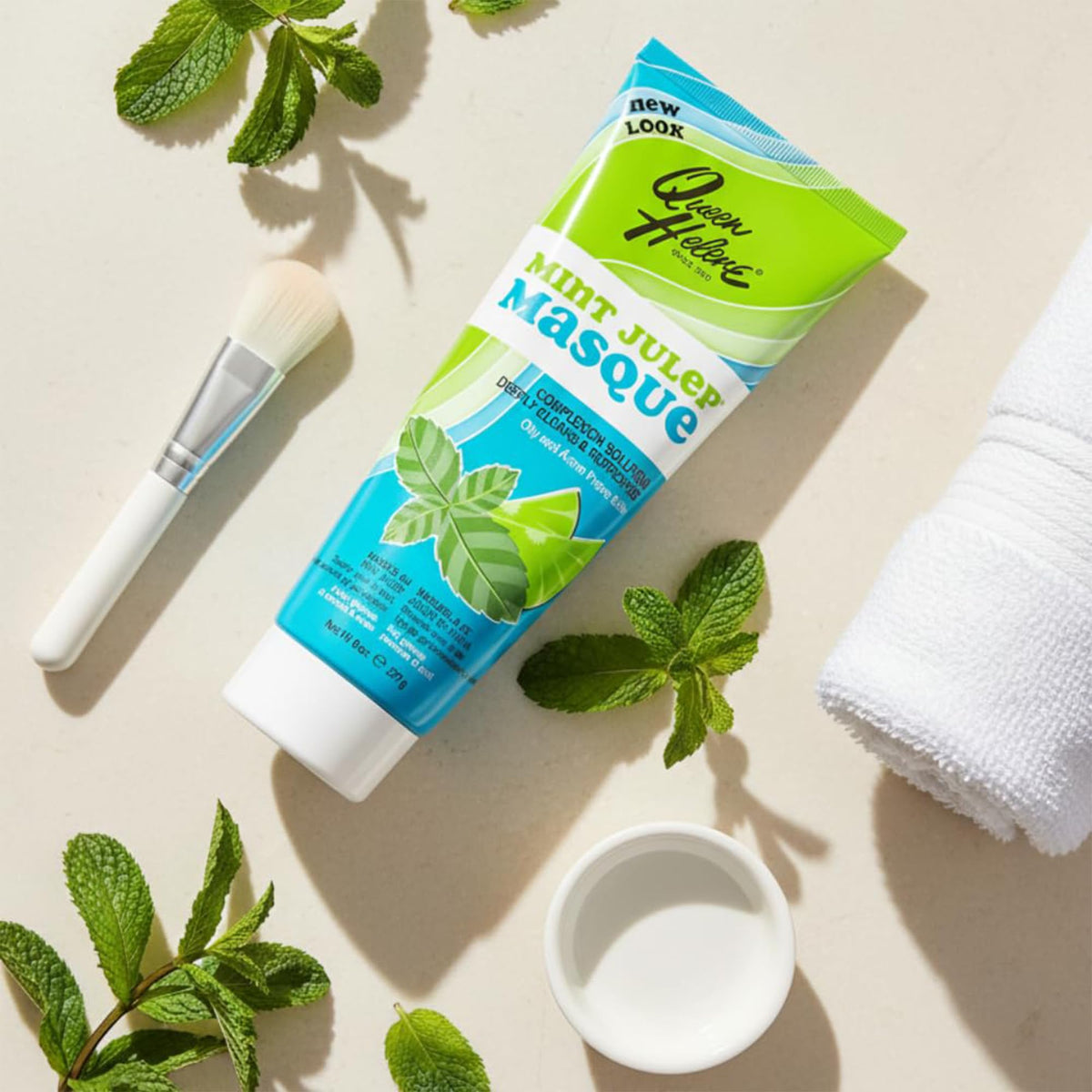 Mint Julep Masque 8 oz – Deep Cleansing Clay Face Mask for Oily & Acne-Prone Skin | Purifies Pores & Soothes with