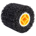 SHITIME 4.5"x4" Abrasive Drawing Wheel Surface Conditioning Tool Burnishing