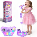 Stand Karaoke Machine for Kids, Singing Toys Gifts for 3 4 5 6 7 8 Year Old Girls Boys, Rechargeable Kid Microphone