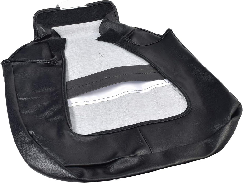 AlveyTech 18"x16" Black Vinyl Seat Base Cover for Golden Technologies Buzzaround & LiteRider Series Mobility Electric Scooters - Replacement Covers for Stadium-Style Scooter Seats (SC4-BLK-1816)
