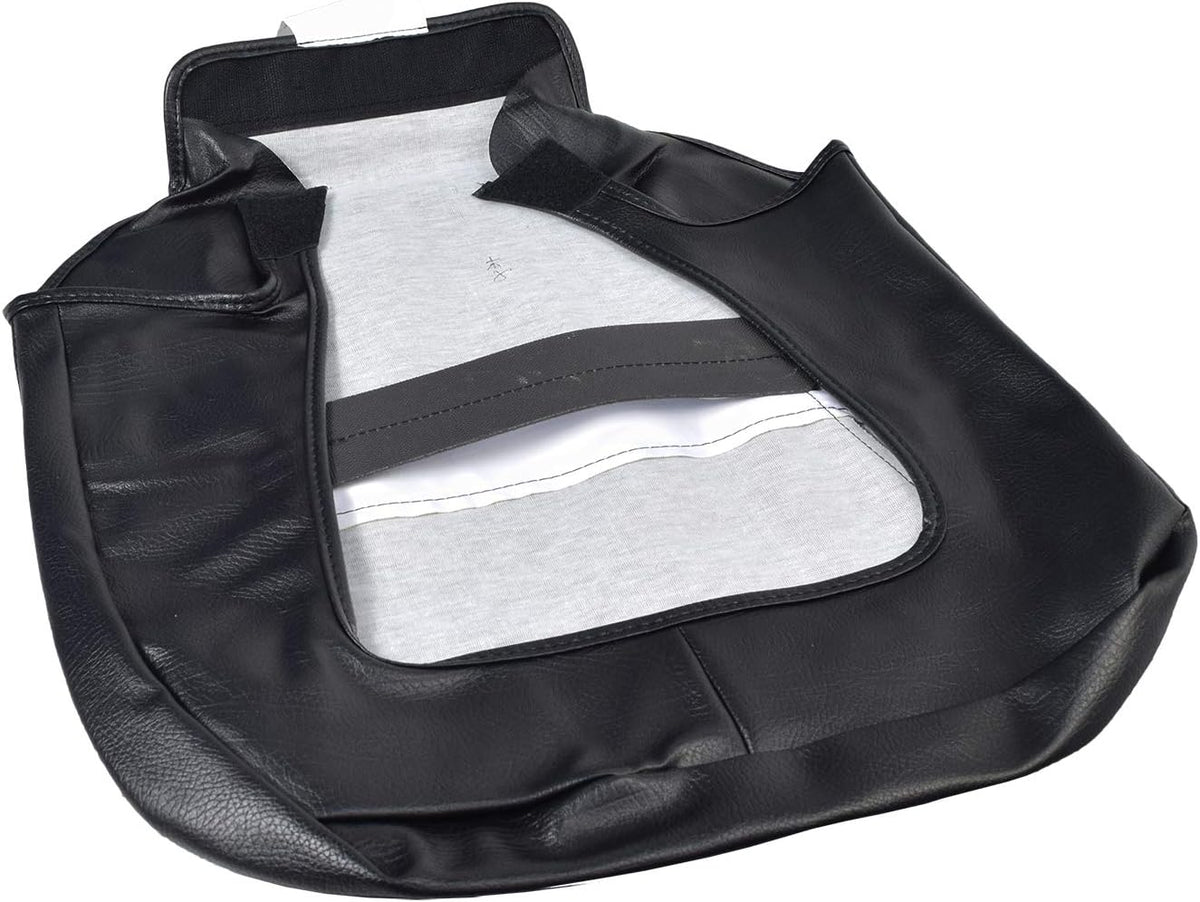 AlveyTech 18"x16" Black Vinyl Seat Base Cover for Golden Technologies Buzzaround & LiteRider Series Mobility Electric Scooters - Replacement Covers for Stadium-Style Scooter Seats (SC4-BLK-1816)