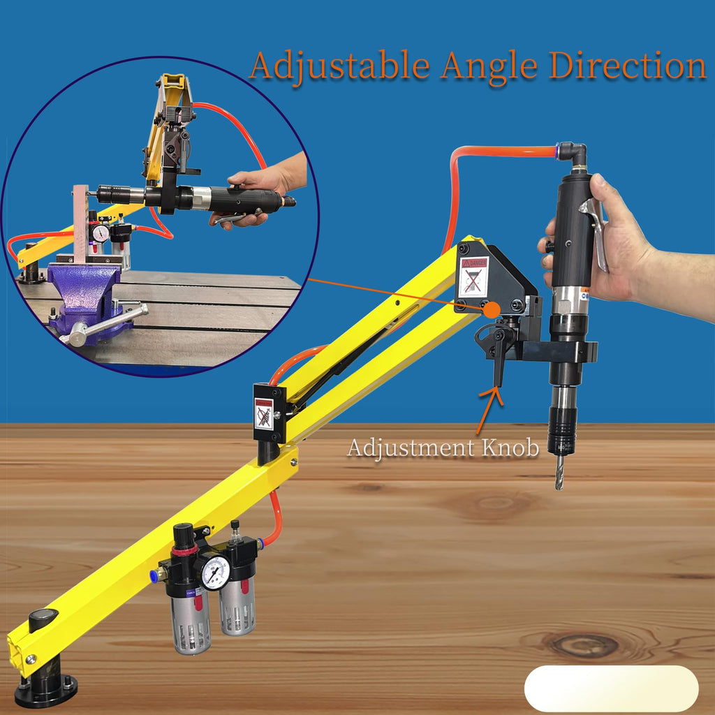 Melwozhwu Pneumatic Tapping Machine tap Flexible Arm Threading Tools