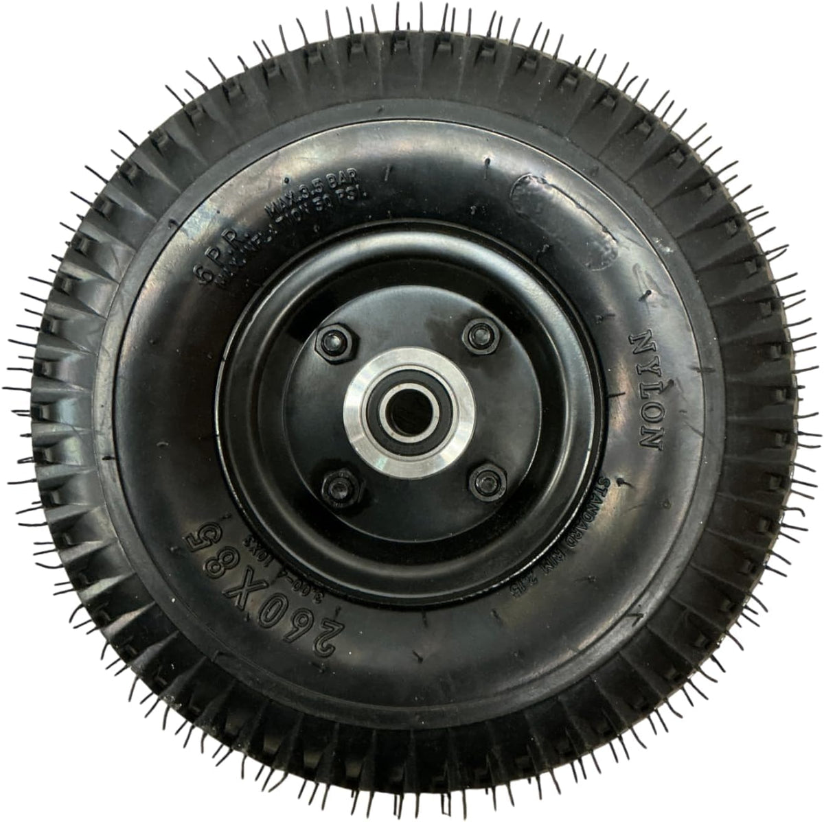 Wheel Assembly For Handicapp Mobility Scooter Wheel (Compatible with Pride Mobility Scooters Victory) with Air Tube 10 X 3 Tire 3.00-4, Split Rim (Front)