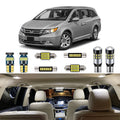 AUTOGINE White LED Interior Lights Kit for Honda Odyssey 2011 2012 2013 2014 2015 2016 2017 Super Bright 6000K Interior LED Light Bulb Package + Install Tool
