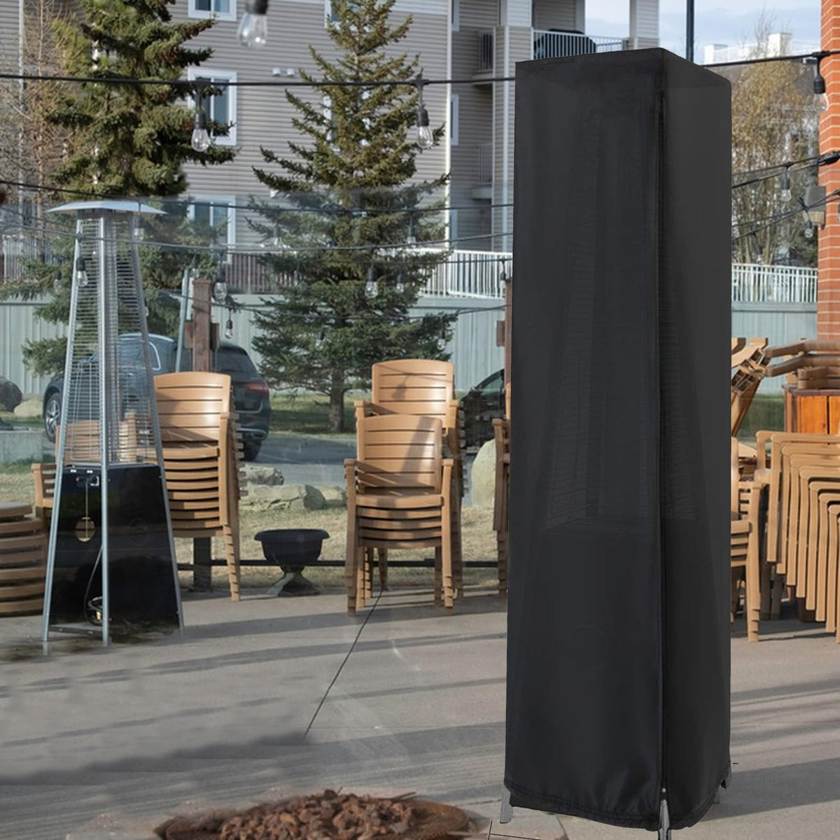 Patio Heater Cover, 87" H x 21" W x 24" D