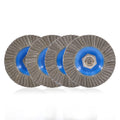 BSRTTOOL 4.5" Diamond Flap Disc Grinding Sanding Wheels - Ceramics,Sander Tile, Stone,Glass,Concrete, Granite with 5/8 inch-11 Metal Thread Adapter£¨4PCS£