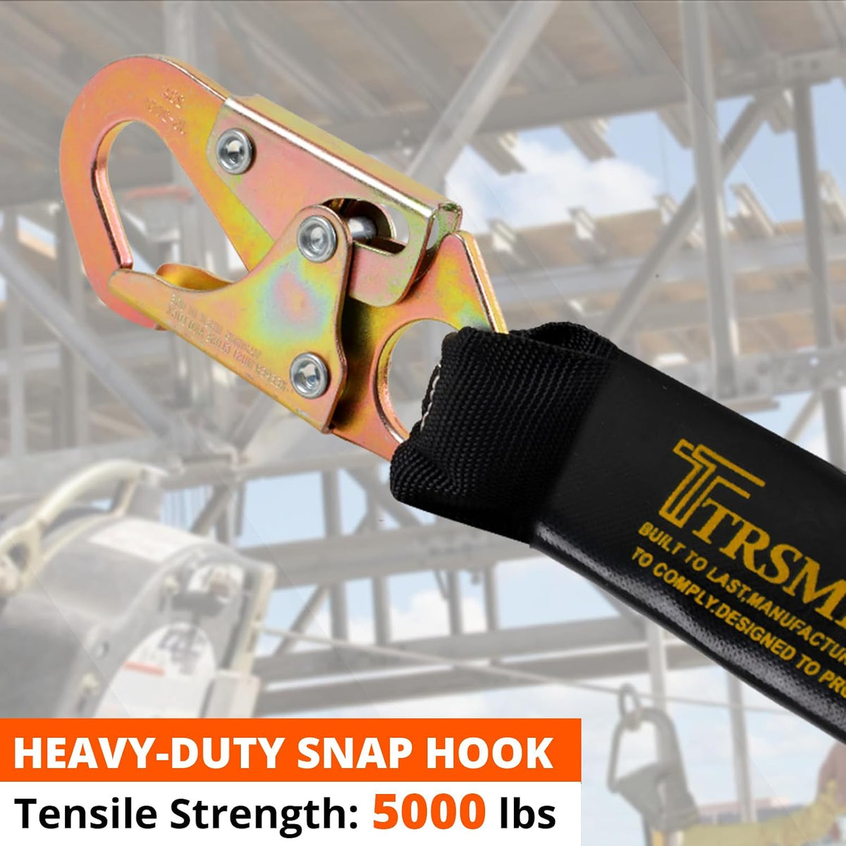 TRSMIMA Safety Harness Fall Protection - Safety Harnesses Construction Kit | Fall Arrest Full Body Safety Harness