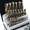 Yougfin 29PCS Metal Drill Bit Set, M2 Twist Drill Bits with Case
