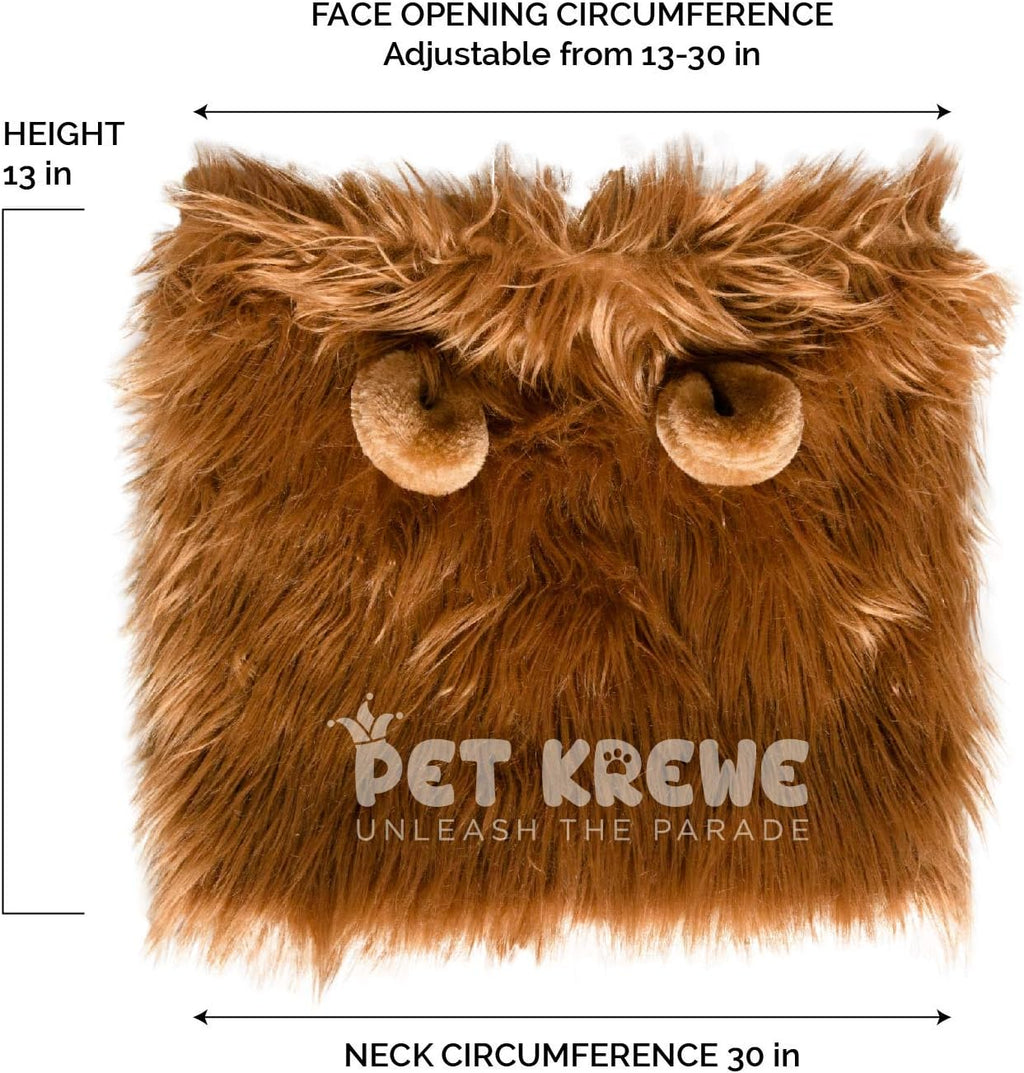 Lion Mane Costume and Big Dog Lion Mane Wig - Large Dog Costumes by Pet Krewe