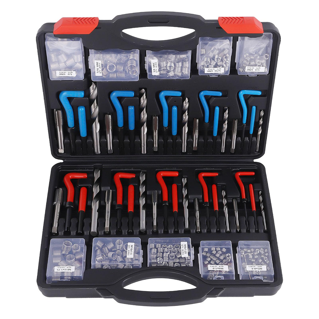 maXpeedingrods 320PCS Helicoil Thread Repair Kit for SAE & Metric Sizes