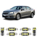 11 Pieces Interior LED Lights Replacement for Chevy Malibu 2004-2012 White LED Interior Bulbs Accessories