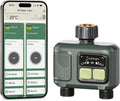 WiFi Water Timer Smart Irrigation Controller with Gateway | 984ft RF range, 8-month battery life, weather delay, OTA