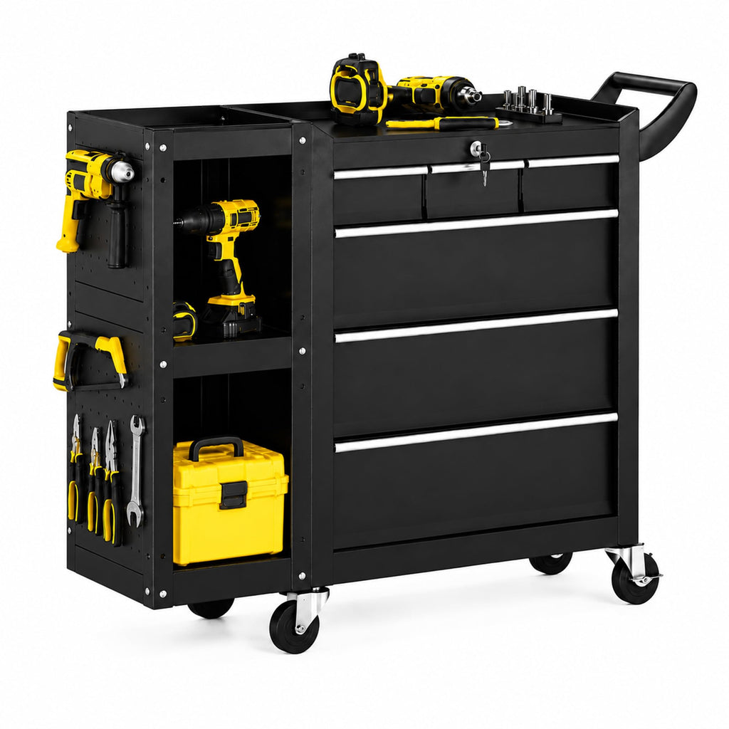 Rolling Tool Chest, 6-Drawers Assembled Tool Box