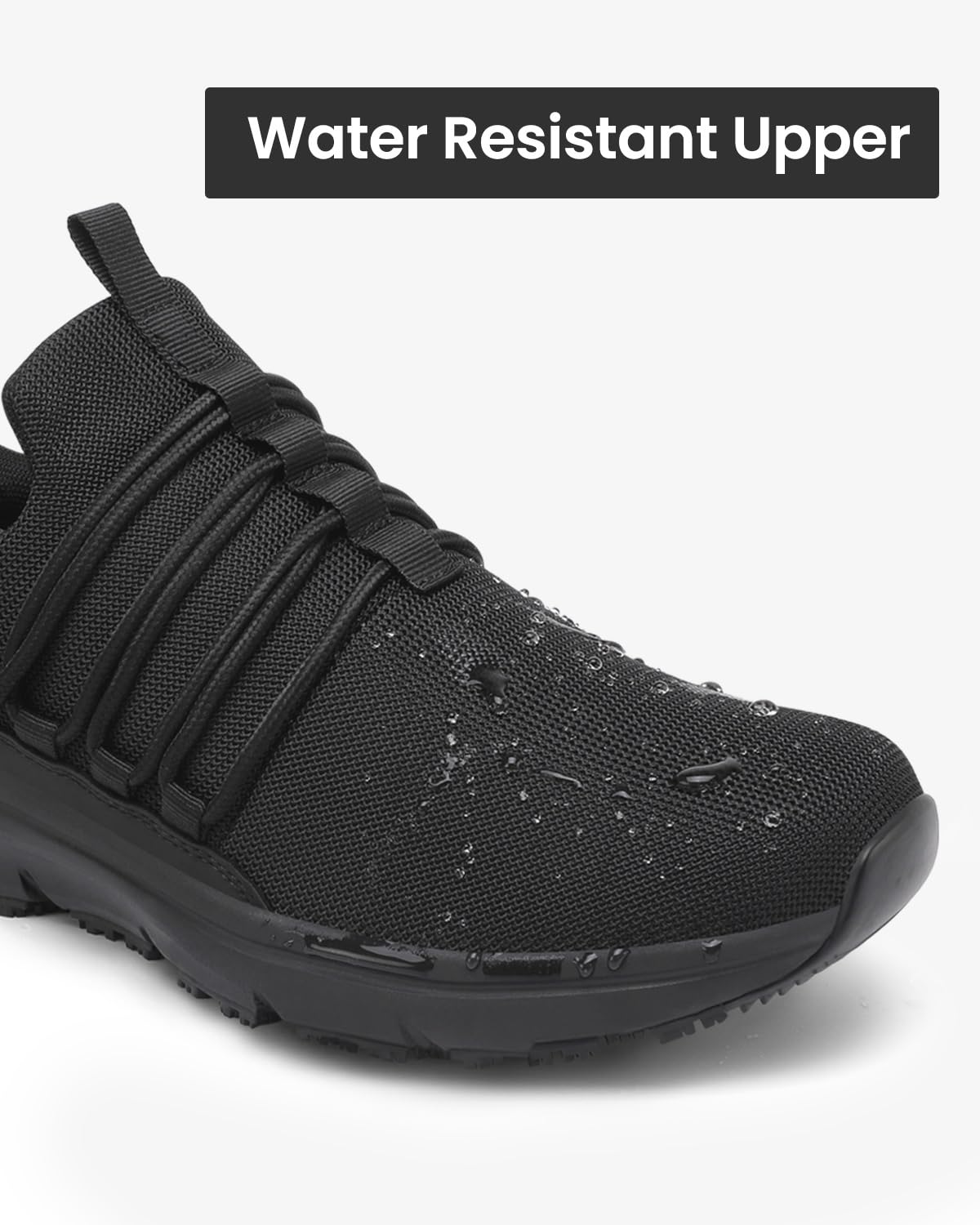 Non Slip Work Shoes For Men Restaurant Food Service Sneakers Black Size 10
