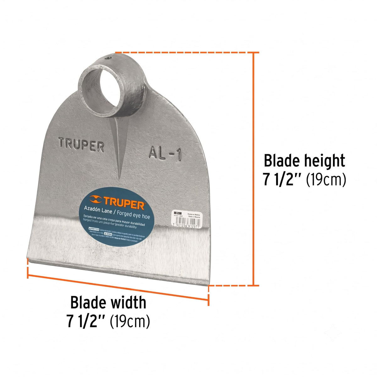 Truper 1.8 lb Lane Hoe Replacement Head No. 1 (Model 10603 / AL-1)