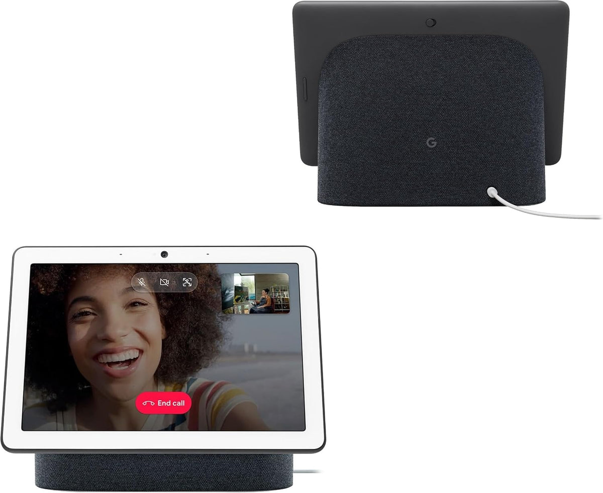 Nest Hub Max 10" Smart Display with Google Assistant - Charcoal (renewed)