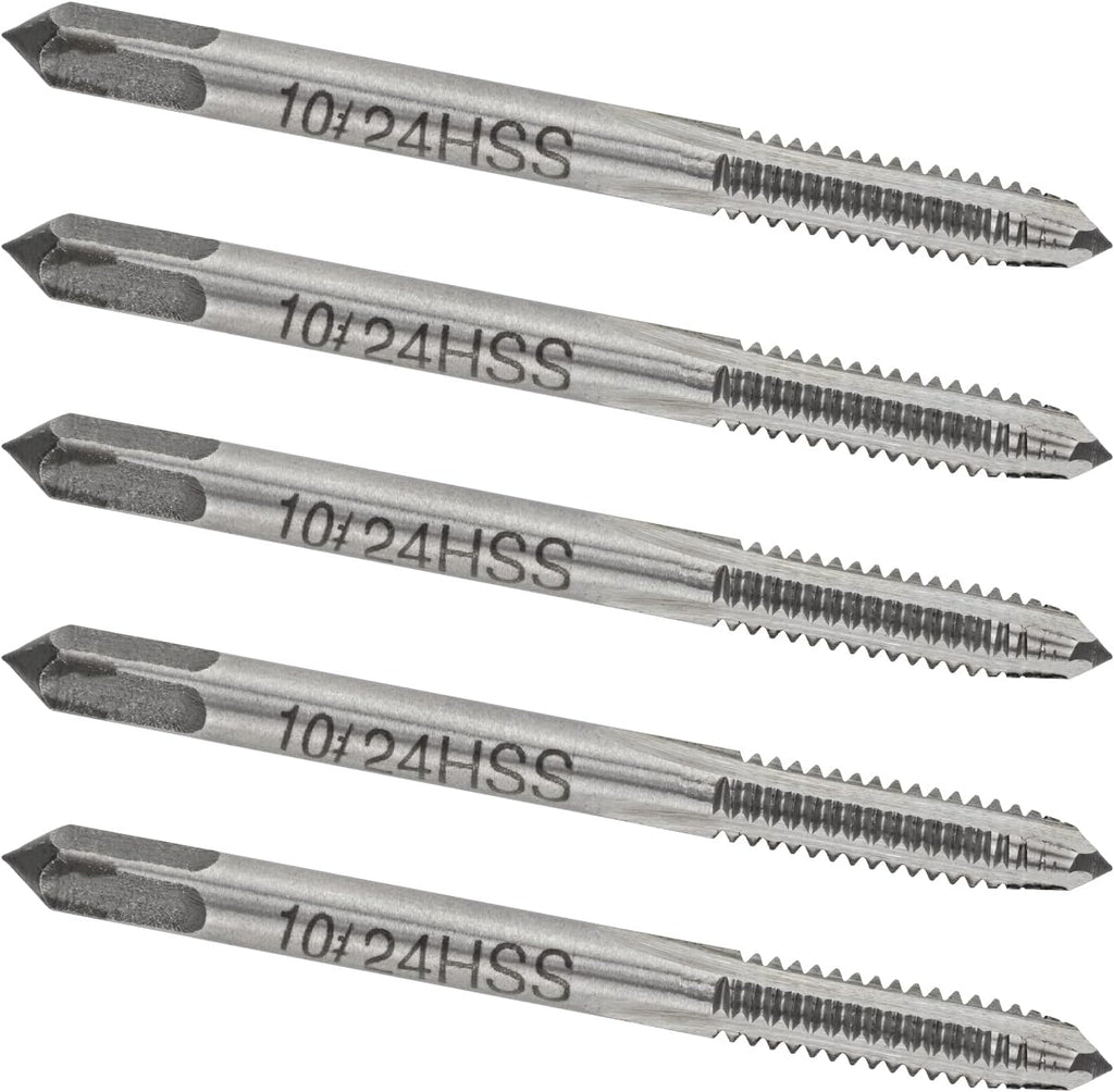 5pcs No 10-24 UNC HSS Machine Tap Right Hand